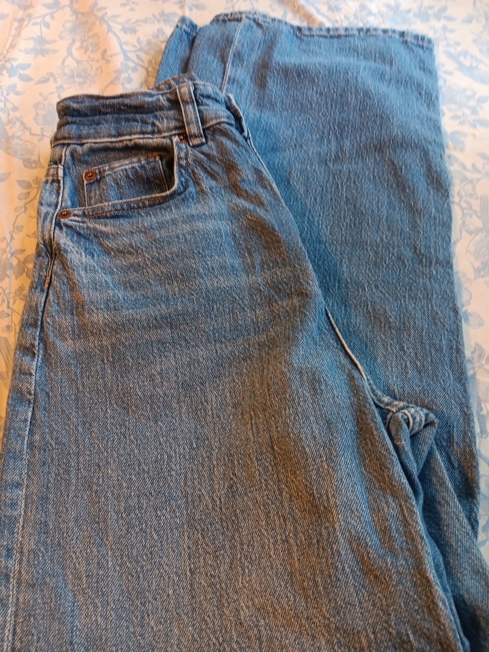 Womens H&M Harper High Rise Denim Jeans Size 4